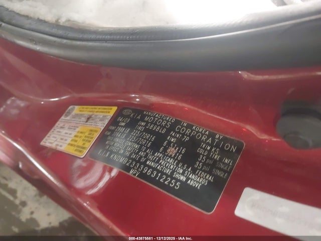 2009 KIA SEDONA KNDMB233396312255 Photo 8