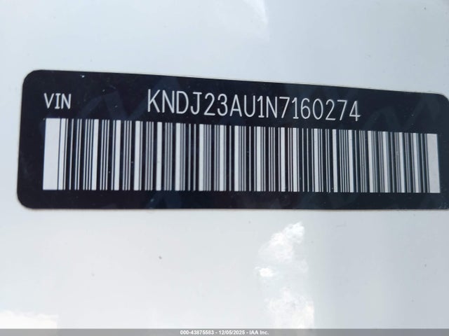 KNDJ23AU1N7160274 KIA SOUL LX