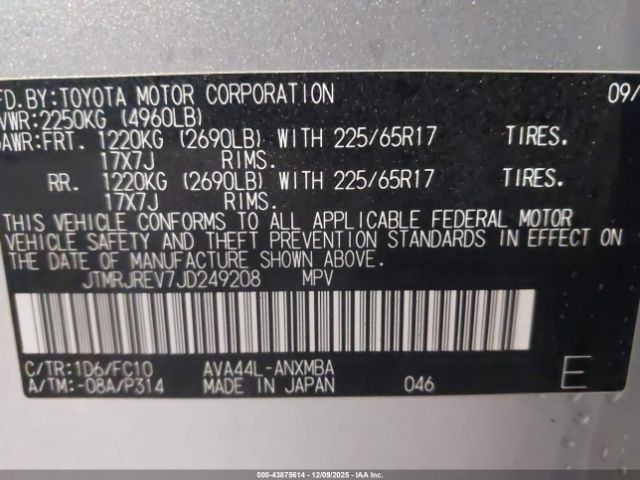 2018 TOYOTA RAV4 HYBRID JTMRJREV7JD249208 Photo 8
