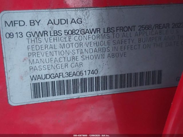 2014 AUDI S4 WAUDGAFL3EA051740 Photo 8