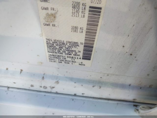 2020 NISSAN LEAF 1N4BZ1BP3LC308514 Photo 8