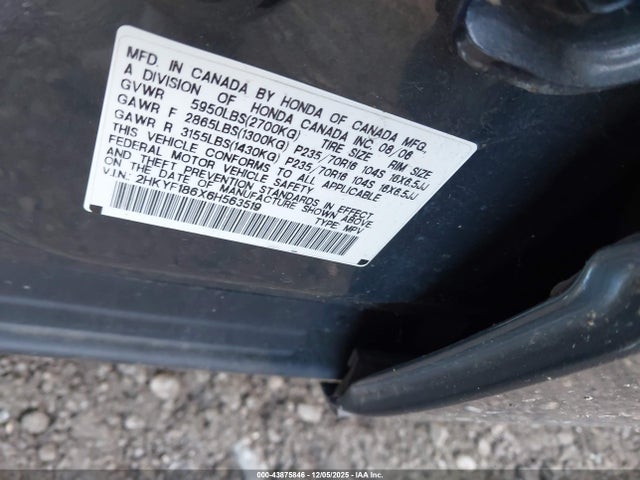2006 HONDA PILOT 2HKYF186X6H563519 Photo 8