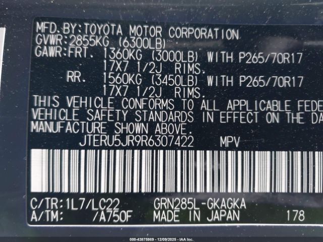 2024 TOYOTA 4RUNNER JTERU5JR9R6307422 Photo 8