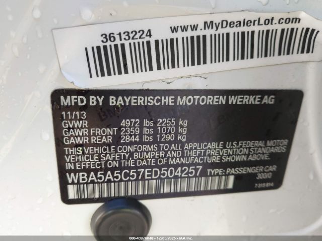 2014 BMW 528I WBA5A5C57ED504257 Photo 8
