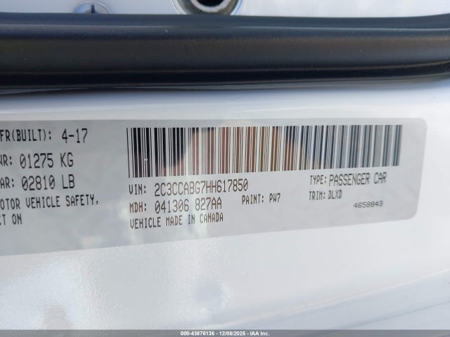 Aukcja sprzedaży 2017 Chrysler 300 300s, vin: 2C3CCABG7HH617850, numer aukcji: 43876136