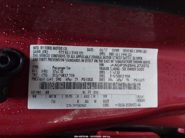 Ford Focus Titanium 2017 1FADP3N29HL272572 Image 9