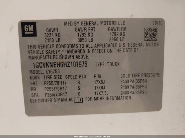 2017 CHEVROLET SILVERADO 1500 1GCVKNEH6HZ107976 Photo 8