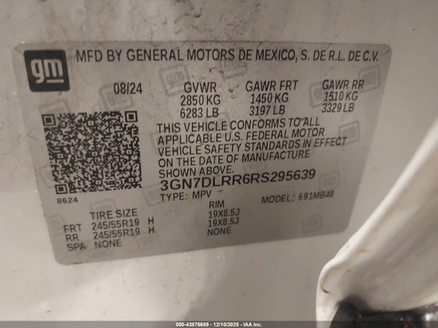 Chevrolet Equinox Ev Lt 2024 3GN7DLRR6RS295639 Image 9