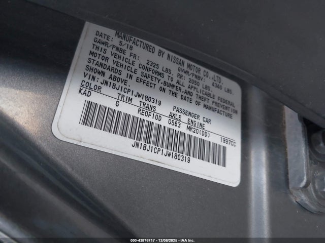 2018 NISSAN ROGUE SPORT JN1BJ1CP1JW180319 Photo 8