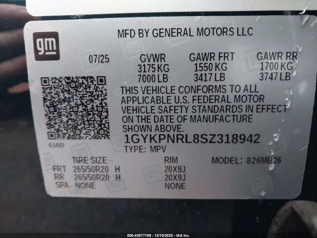 2025 CADILLAC LYRIQ 1GYKPNRL8SZ318942 Photo 8