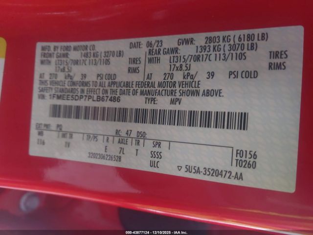 2023 FORD BRONCO 1FMEE5DP7PLB67486 Photo 8