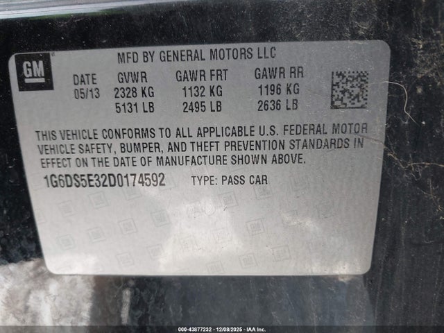 2013 CADILLAC CTS 1G6DS5E32D0174592 Photo 8