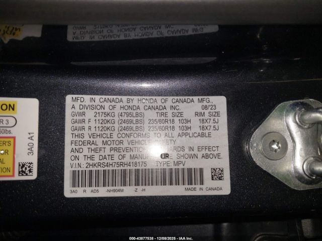 2024 HONDA CR-V 2HKRS4H75RH418175 Photo 8