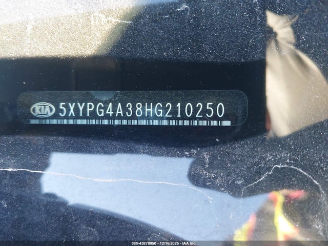 KIA Sorento 2.4l Lx 2017 5XYPG4A38HG210250 Image 9