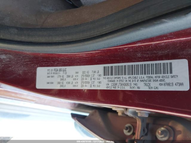 2019 RAM 1500 1C6SRFJT5KN582619 Photo 8