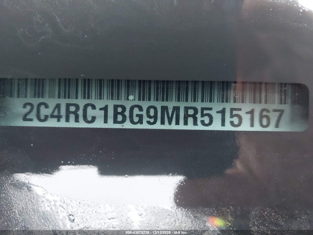 2C4RC1BG9MR515167 Chrysler Pacifica Touring L