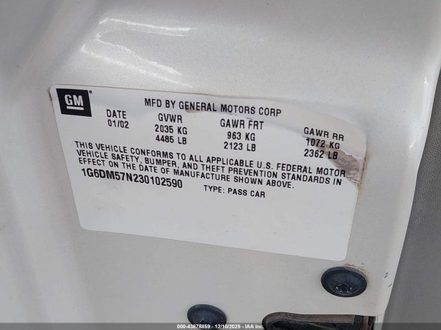 2003 CADILLAC CTS 1G6DM57N230102590 Photo 8