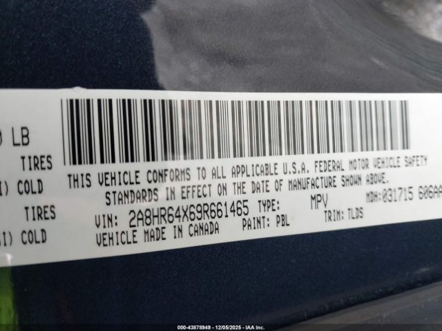 2009 CHRYSLER TOWN & COUNTRY 2A8HR64X69R661465 Photo 8