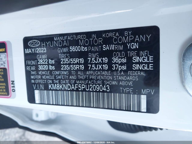 Hyundai Ioniq 5 Sel 2023 KM8KNDAF5PU209043 Image 9
