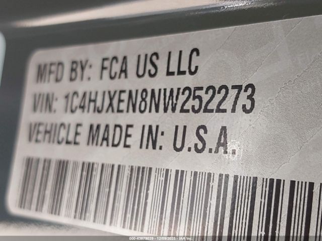 2022 JEEP WRANGLER UNLIMITED 1C4HJXEN8NW252273 Photo 8