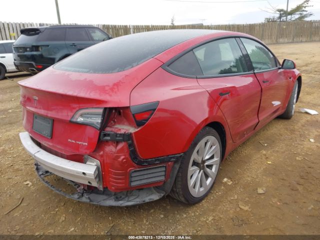 2022 TESLA MODEL 3 5YJ3E1EB5NF192345 Photo 3