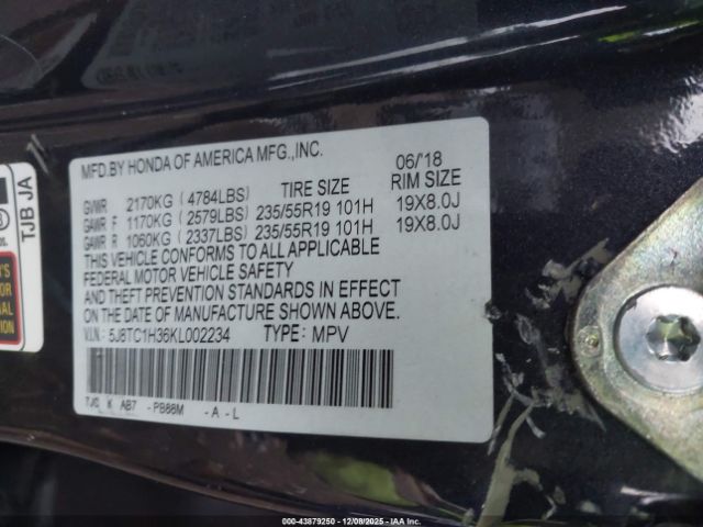 2019 ACURA RDX 5J8TC1H36KL002234 Photo 8