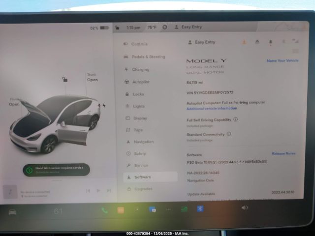 2021 TESLA MODEL Y 5YJYGDEE5MF072572 Photo 6