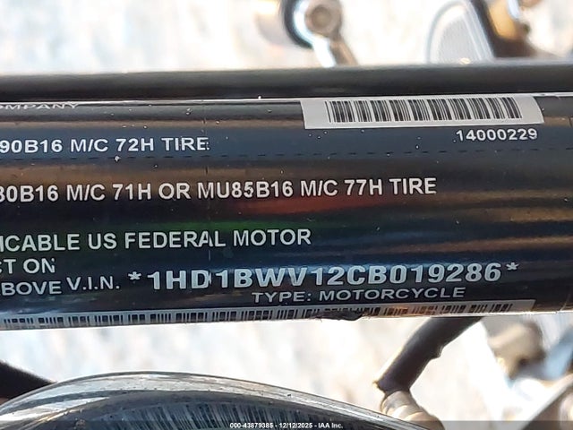 2012 HARLEY-DAVIDSON FLSTC 1HD1BWV12CB019286 Photo 9
