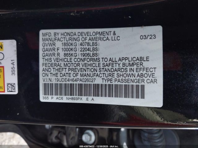 2023 ACURA INTEGRA 19UDE4H64PA026027 Photo 8