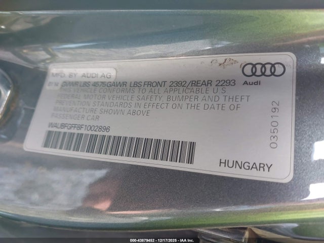 2015 AUDI A3 WAUBFGFF8F1002896 Photo 8