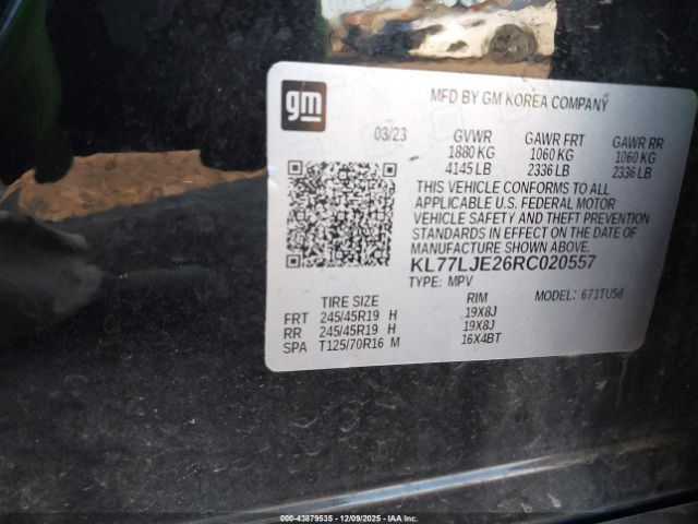 2024 CHEVROLET TRAX KL77LJE26RC020557 Photo 8