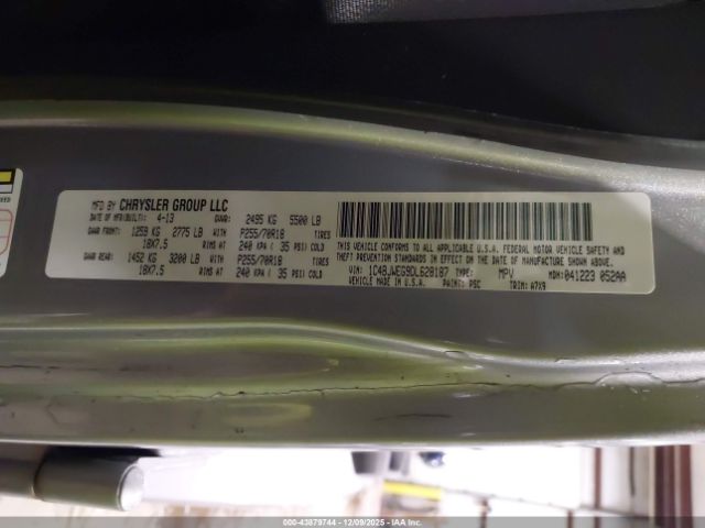 2013 JEEP WRANGLER UNLIMITED 1C4BJWEG9DL628187 Photo 8