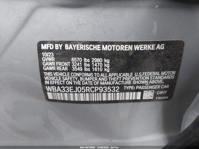 2024 BMW 760 WBA33EJ05RCP93532 Photo 8
