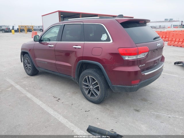 43879812 :رقم المزاد ، 1C4RJFBG5JC450406 vin ، 2018 Jeep Grand Cherokee Limited 4x4 مزاد بيع