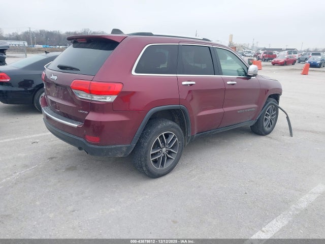 43879812 :رقم المزاد ، 1C4RJFBG5JC450406 vin ، 2018 Jeep Grand Cherokee Limited 4x4 مزاد بيع
