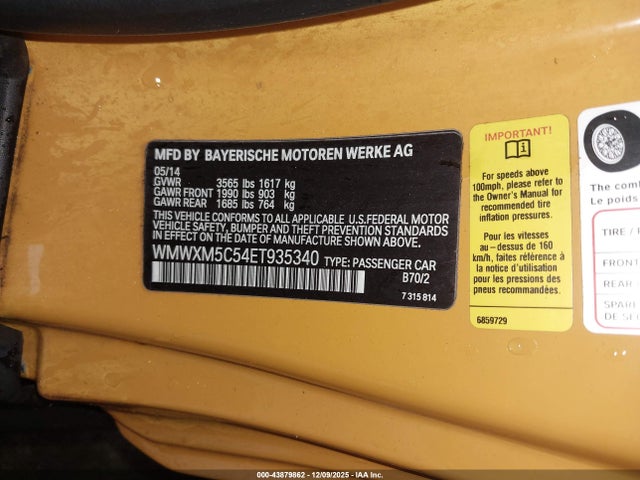 2014 MINI HARDTOP WMWXM5C54ET935340 Photo 8