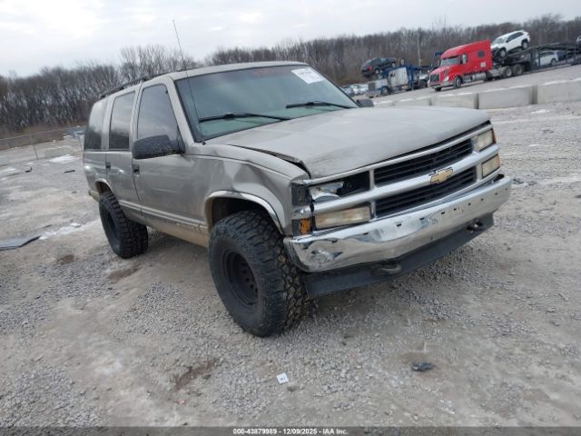 1999 CHEVROLET TAHOE 1GNEK13R3XJ439267