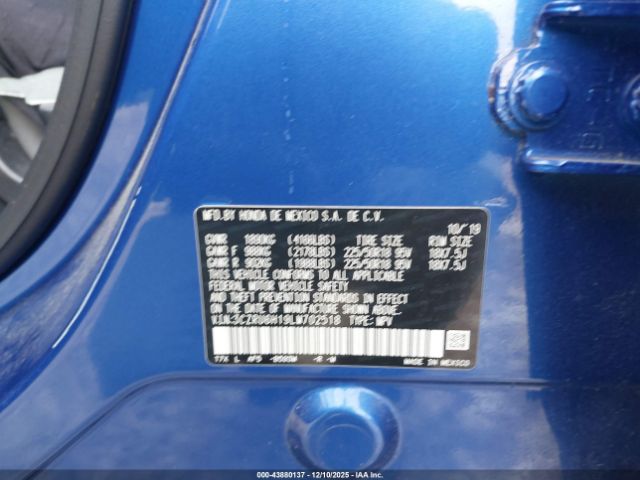 2020 HONDA HR-V 3CZRU6H19LM702518 Photo 8