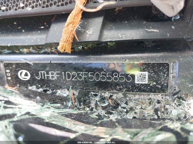 Lexus IS 250 2015 JTHBF1D23F5055853 Image 9
