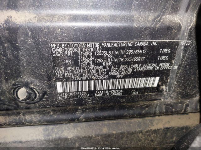 2022 TOYOTA RAV4 2T3G1RFV7NW326545 Photo 8