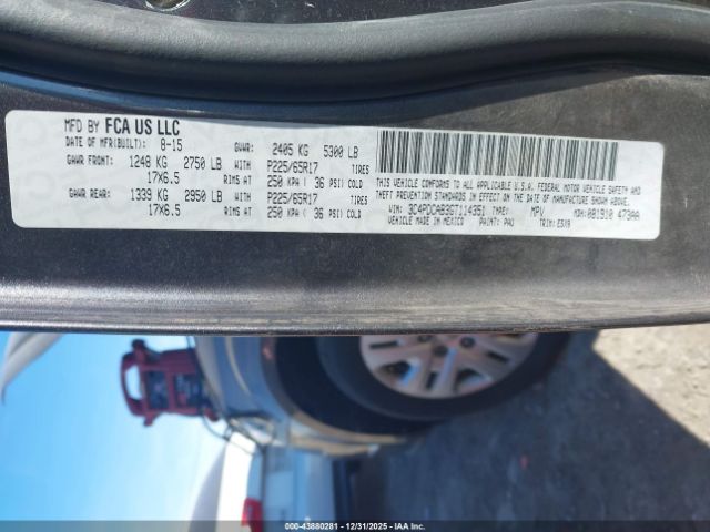 2016 DODGE JOURNEY 3C4PDCAB3GT114351 Photo 8