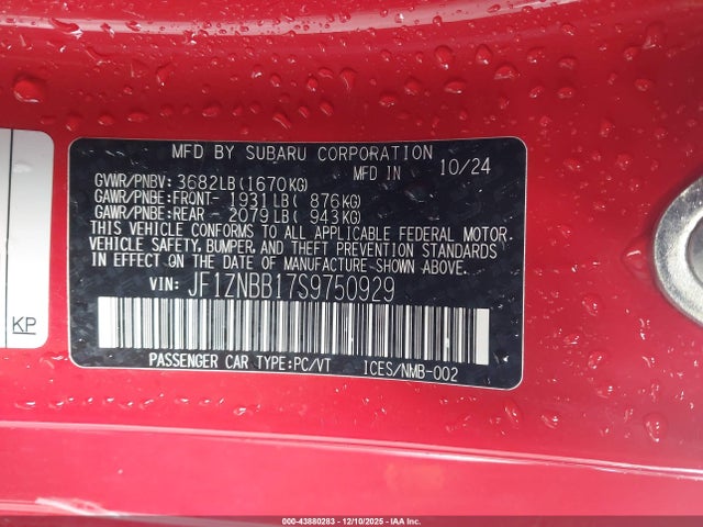 2025 TOYOTA GR86 JF1ZNBB17S9750929 Photo 8