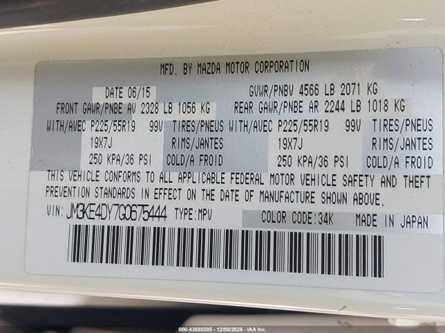 Mazda Cx-5 Grand Touring 2016 JM3KE4DY7G0675444 Image 9