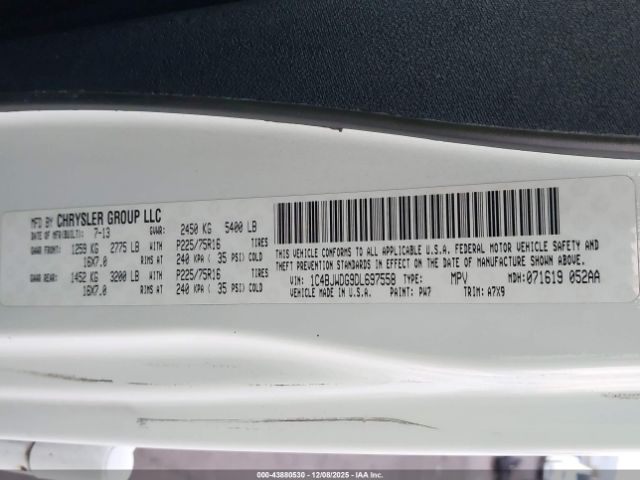 2013 JEEP WRANGLER UNLIMITED 1C4BJWDG9DL697558 Photo 8