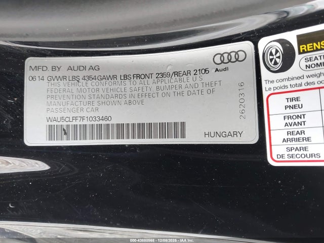 2015 AUDI A3 WAU5CLFF7F1033460 Photo 8