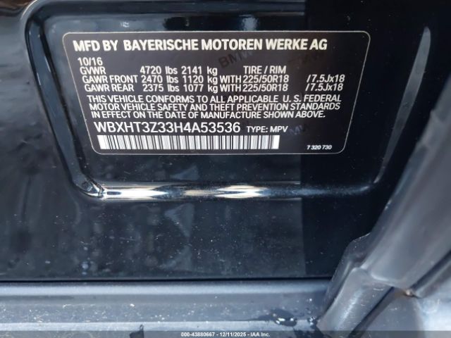 2017 BMW X1 WBXHT3Z33H4A53536 Photo 8