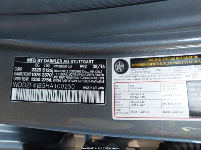 2017 MERCEDES-BENZ E 300 WDDZF4JB5HA100250 Photo 8