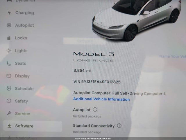 2025 TESLA MODEL 3 5YJ3E1EA4SF012825 Photo 6
