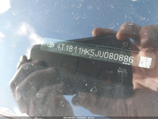 4T1B11HK5JU080886 Toyota CAMRY LE