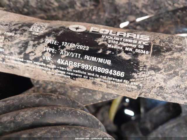 4XARSF99XR8094366 Polaris Ranger Crew Xp 1000 Texas Edition